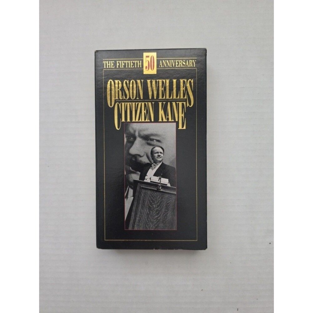 CITIZEN KANE ORSON WELLES  THE FIFTIETH "50" ANNIVERSARY 1941/1991 VHS